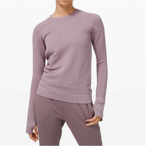 Lululemon Rest Less Pullover Longsleeve In Bubble Dot Violet Verbena Size 2 - Picture 12 of 12
